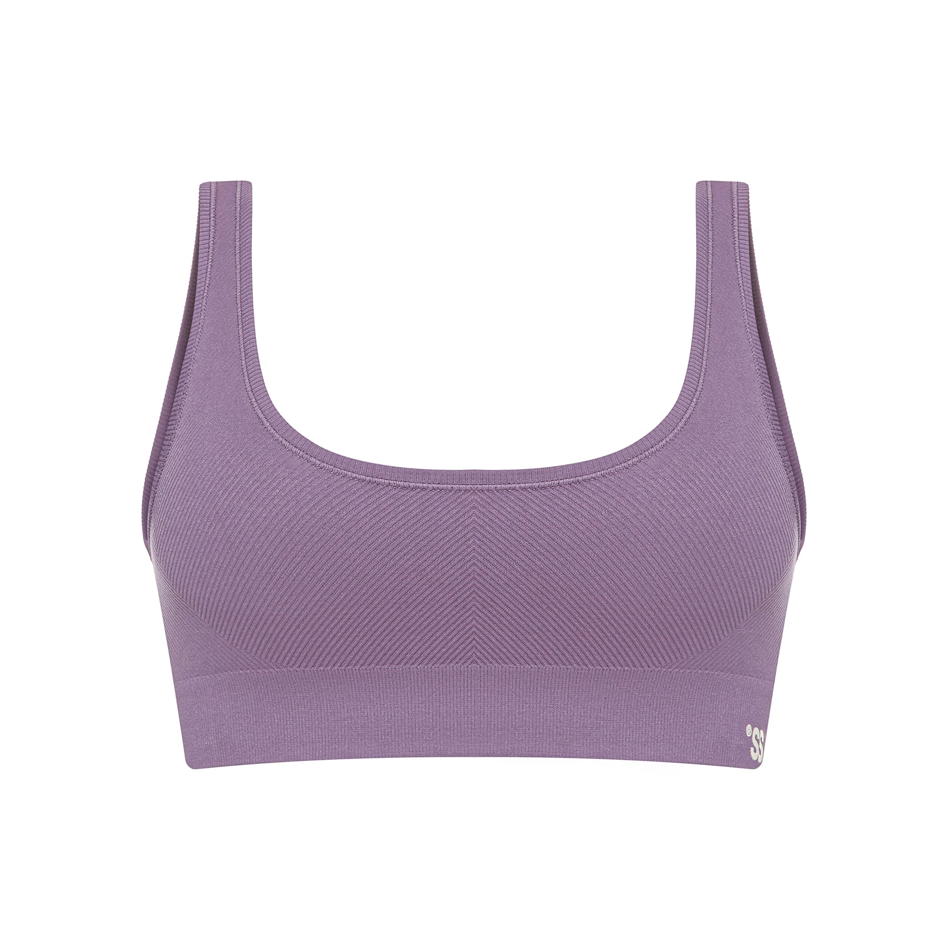 Sister's Sport SEAMLESS RIBBED TOP - Plum