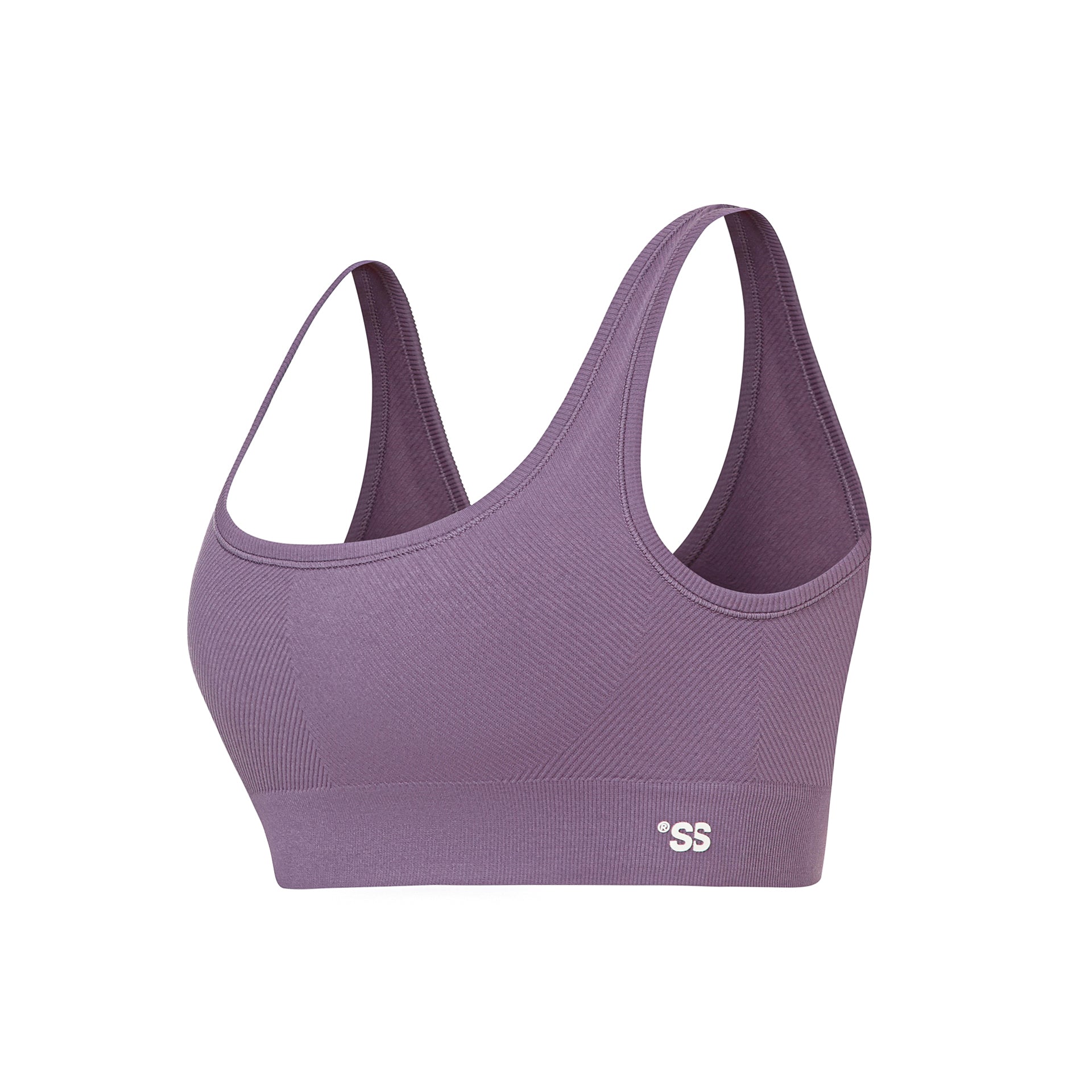 Sister's Sport SEAMLESS RIBBED TOP - Plum