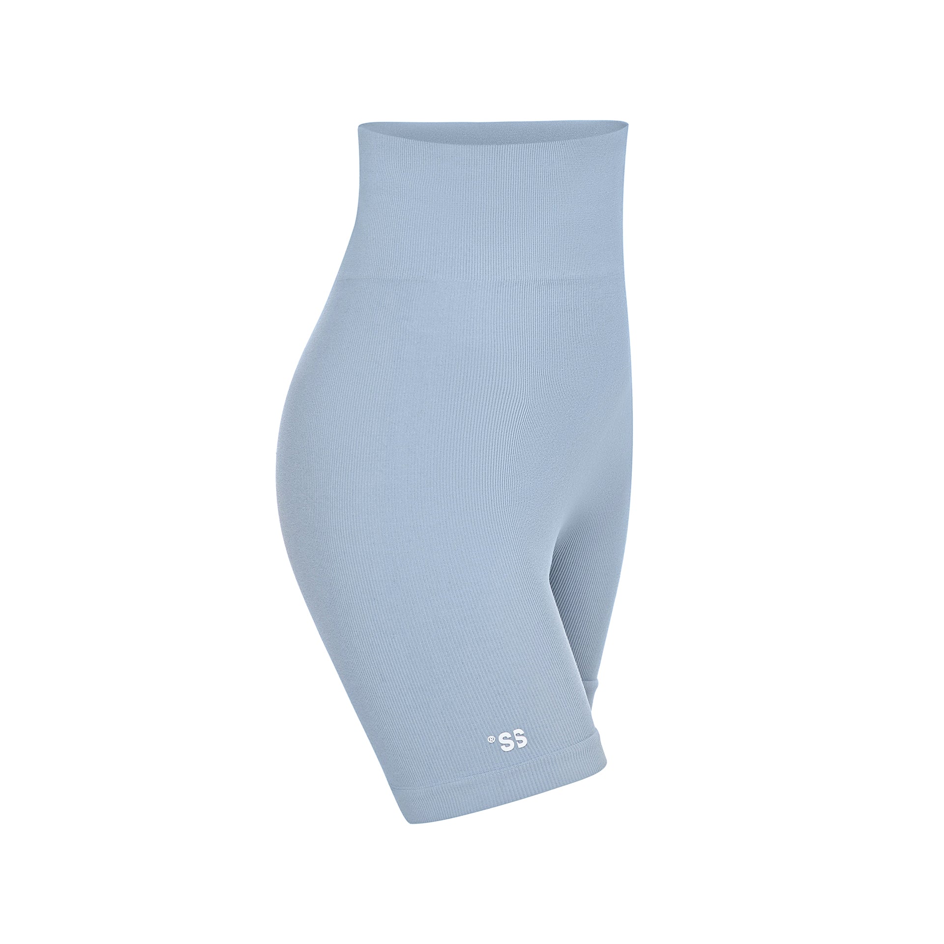 Sister's Sport SEAMLESS RIBBED SHORTS - Dirty Blue