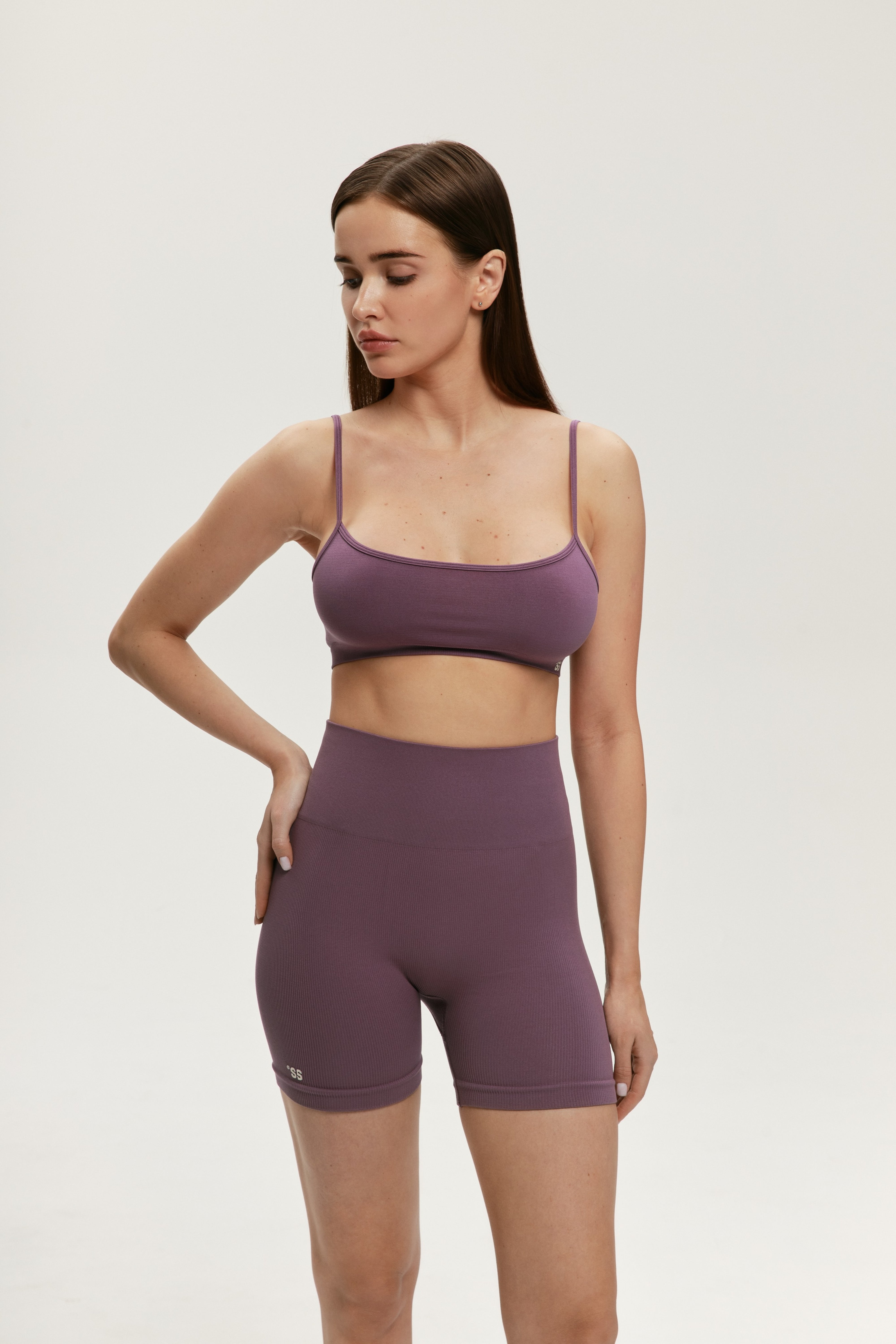 Sister's Sport SEAMLESS SPORTS BRA - Plum